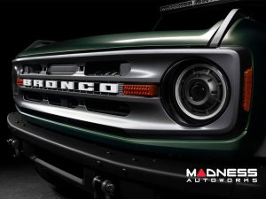 Ford Bronco Head Lights - Oculus Bi-LED Projector - Oracle - White